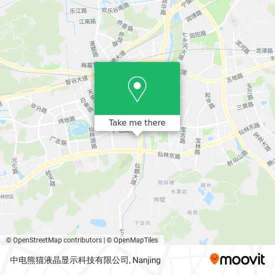 中电熊猫液晶显示科技有限公司 map