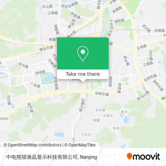 中电熊猫液晶显示科技有限公司 map