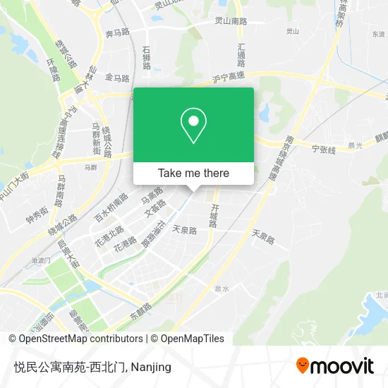 悦民公寓南苑-西北门 map