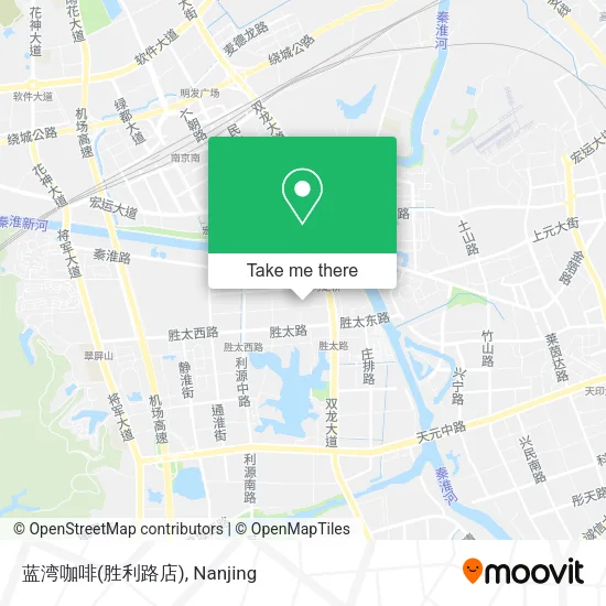 蓝湾咖啡(胜利路店) map
