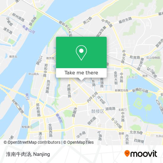淮南牛肉汤 map