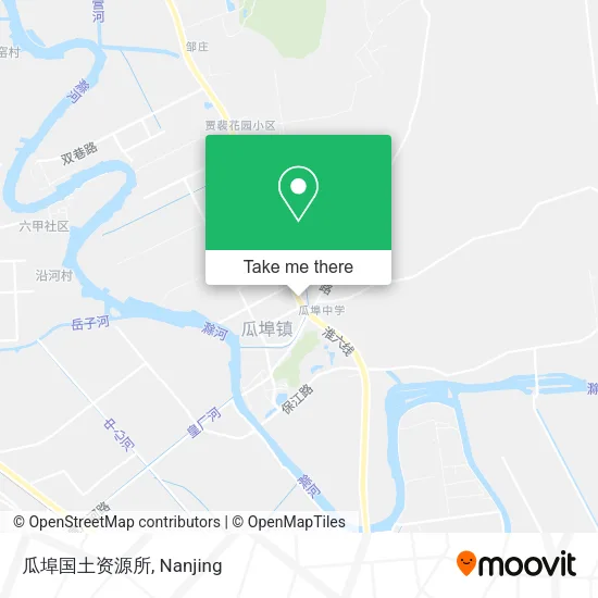 瓜埠国土资源所 map