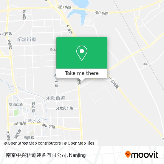 南京中兴轨道装备有限公司 map