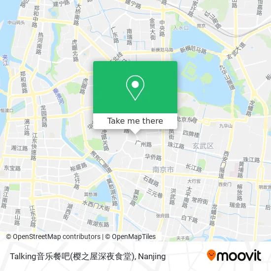 Talking音乐餐吧(樱之屋深夜食堂) map