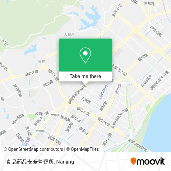 食品药品安全监督所 map