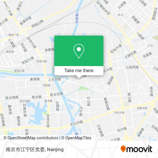 南京市江宁区党委 map