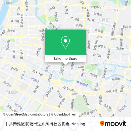 中共秦淮区双塘街道来凤街社区党委 map