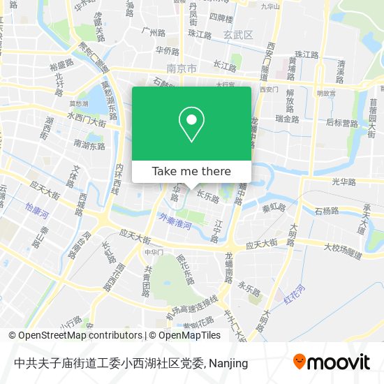 中共夫子庙街道工委小西湖社区党委 map