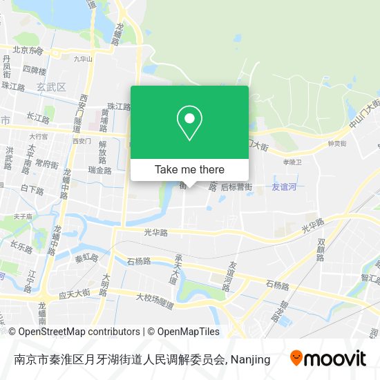 南京市秦淮区月牙湖街道人民调解委员会 map