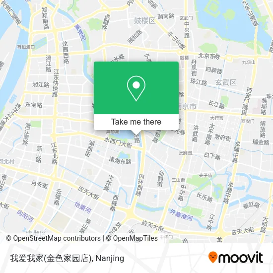 我爱我家(金色家园店) map