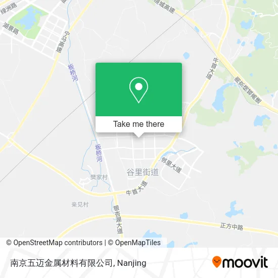 南京五迈金属材料有限公司 map