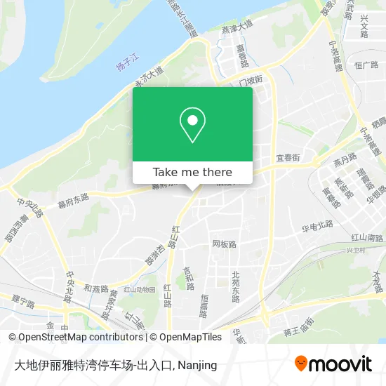 大地伊丽雅特湾停车场-出入口 map