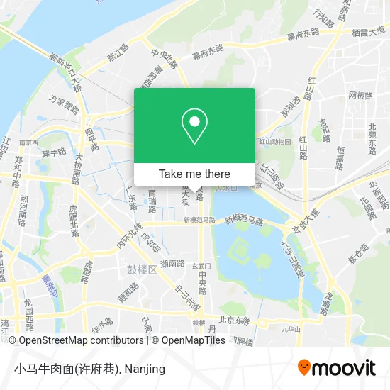 小马牛肉面(许府巷) map