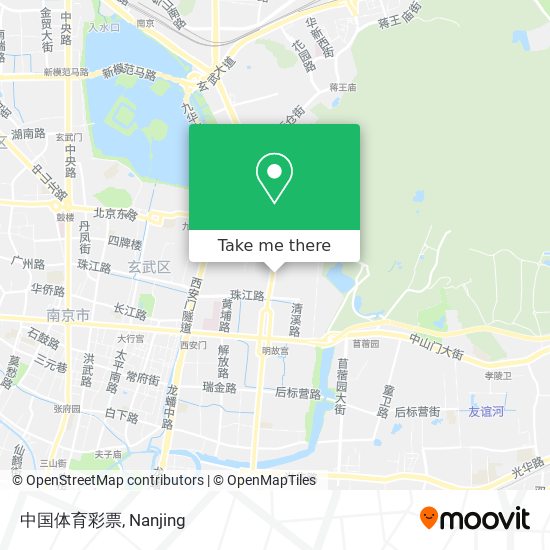 中国体育彩票 map