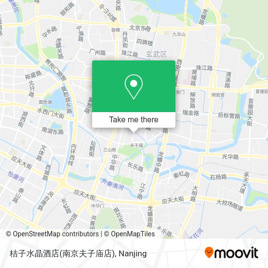 桔子水晶酒店(南京夫子庙店) map