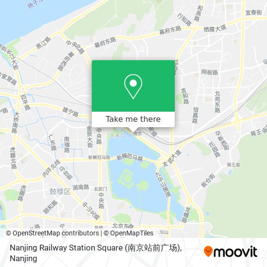 Nanjing Railway Station Square (南京站前广场) map