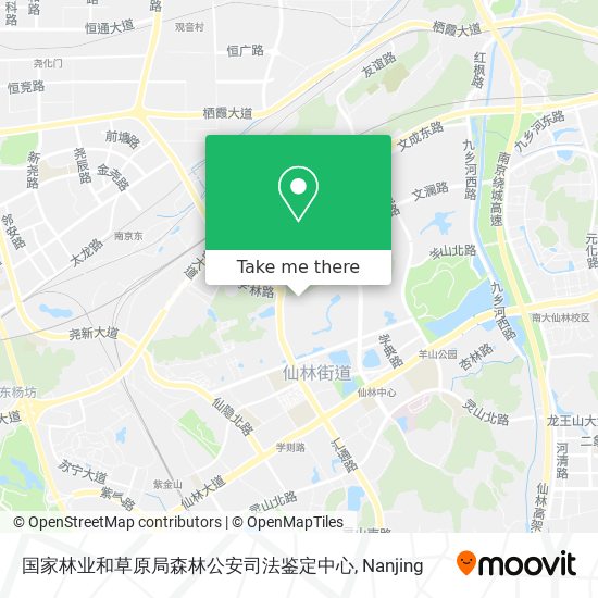 国家林业和草原局森林公安司法鉴定中心 map