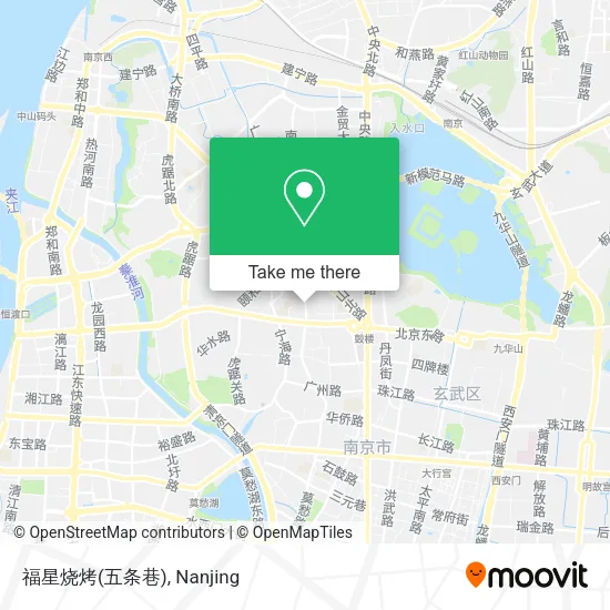 福星烧烤(五条巷) map