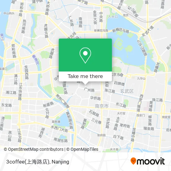 3coffee(上海路店) map