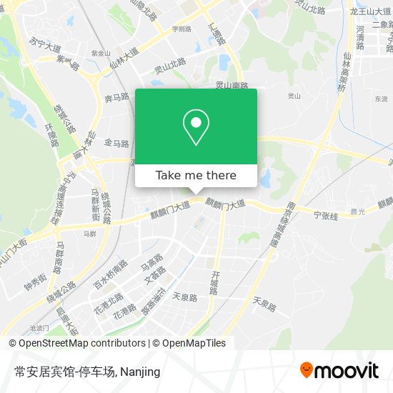 常安居宾馆-停车场 map