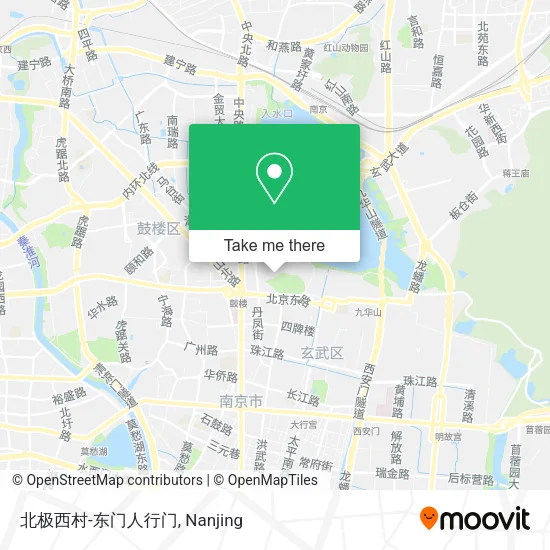 北极西村-东门人行门 map