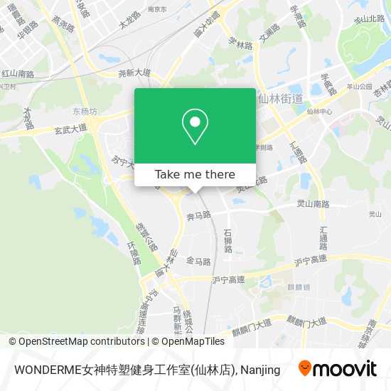 WONDERME女神特塑健身工作室(仙林店) map
