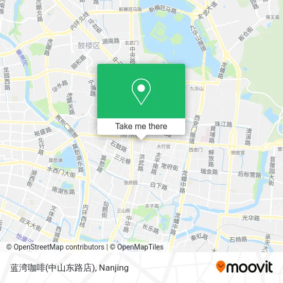 蓝湾咖啡(中山东路店) map