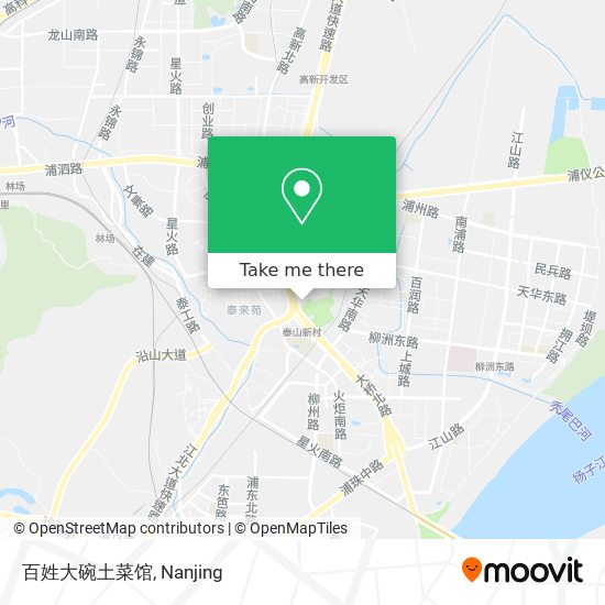 百姓大碗土菜馆 map