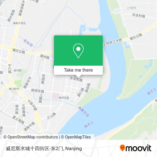 威尼斯水城十四街区-东2门 map