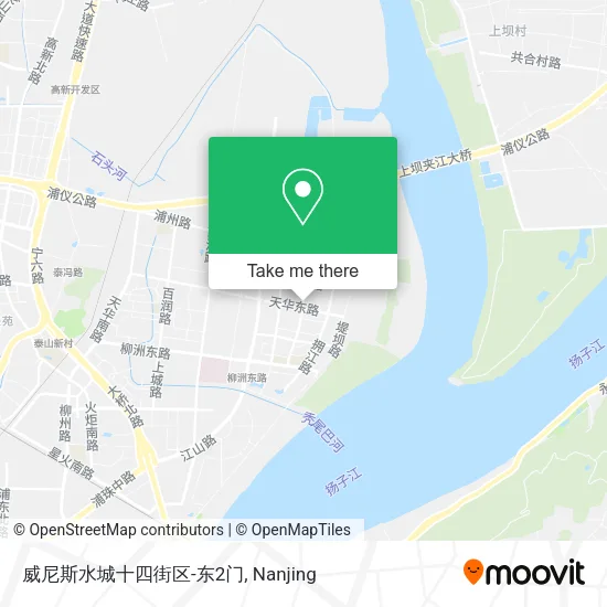 威尼斯水城十四街区-东2门 map