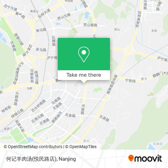 何记羊肉汤(悦民路店) map