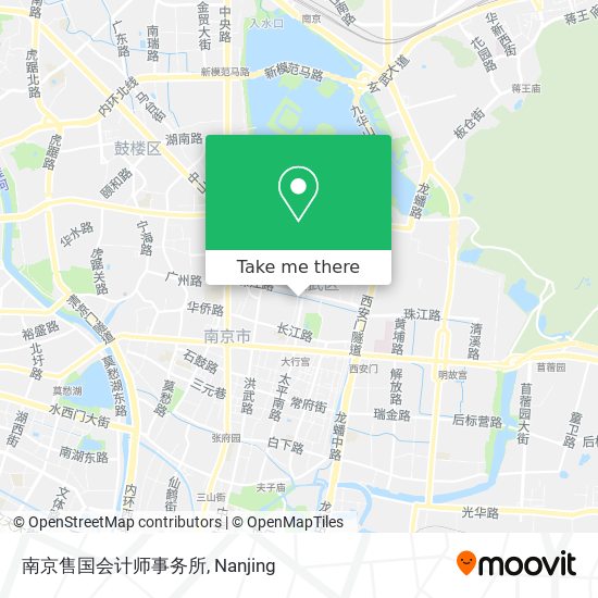 南京售国会计师事务所 map