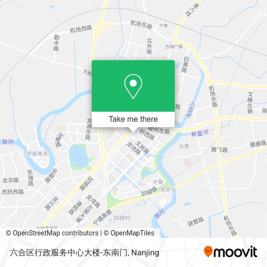 六合区行政服务中心大楼-东南门 map