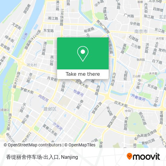 香缇丽舍停车场-出入口 map