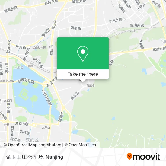 紫玉山庄-停车场 map