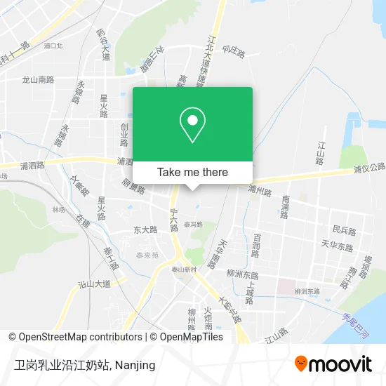 卫岗乳业沿江奶站 map