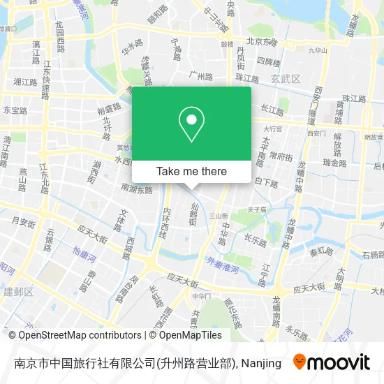 南京市中国旅行社有限公司(升州路营业部) map