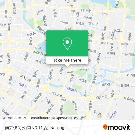 南京伊间公寓(NO.11店) map