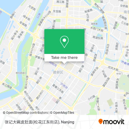 张记大碗皮肚面(松花江东街店) map