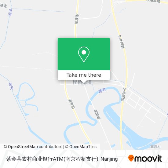 紫金县农村商业银行ATM(南京程桥支行) map