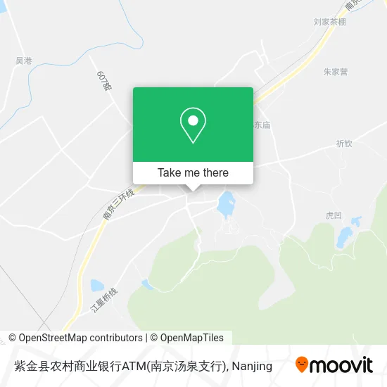 紫金县农村商业银行ATM(南京汤泉支行) map