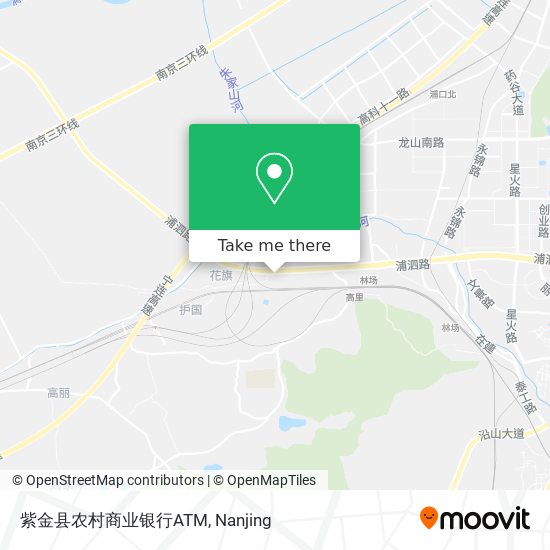 紫金县农村商业银行ATM map
