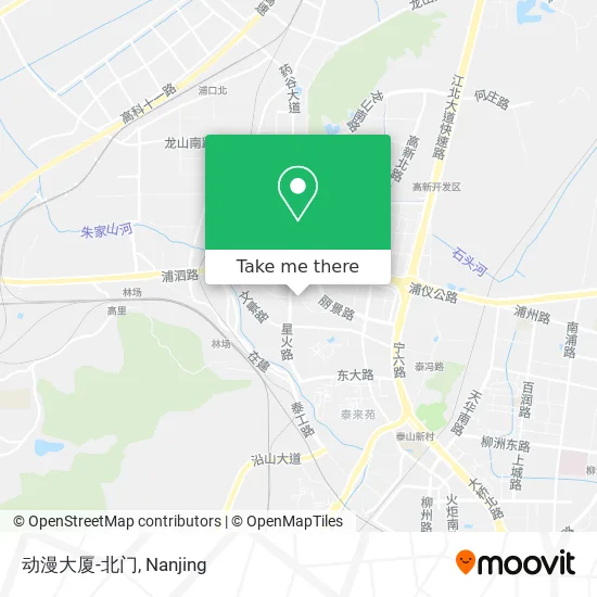 动漫大厦-北门 map