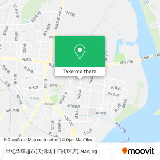 世纪华联超市(天润城十四街区店) map