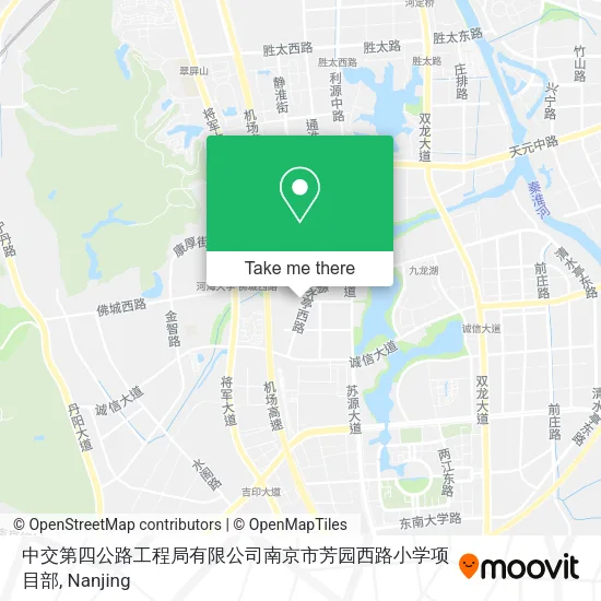 中交第四公路工程局有限公司南京市芳园西路小学项目部 map