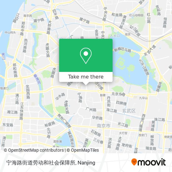 宁海路街道劳动和社会保障所 map