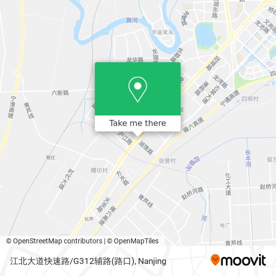 江北大道快速路/G312辅路(路口) map