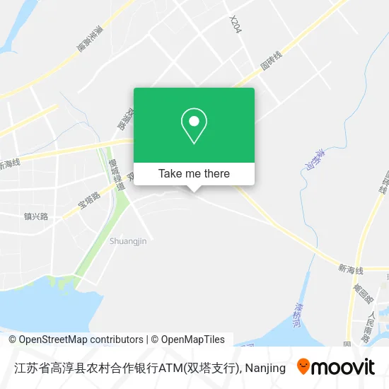江苏省高淳县农村合作银行ATM(双塔支行) map
