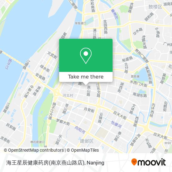 海王星辰健康药房(南京燕山路店) map