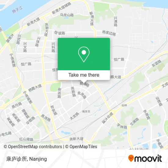 康庐诊所 map